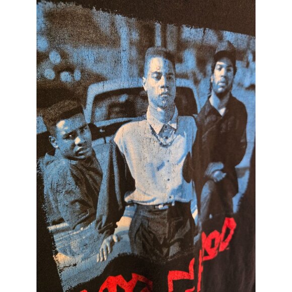 Boyz N The Hood Screen Printed Tshirt Size XL Cult Classic Ricky California Gang - Picture 2 of 5